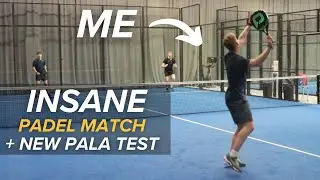 INSANE Competitive Match + TESTING NEW Padel Brand