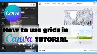 How to use grids in Canva - Canva tutorial