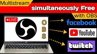 How to Live stream with obs studio at youtube and facebook at same time