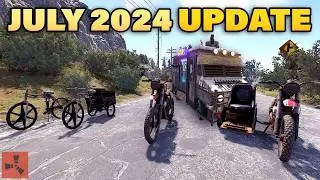 Rust July Update (Bikes, Vendor, Dynamic Pricing, Cuffs&Hood)