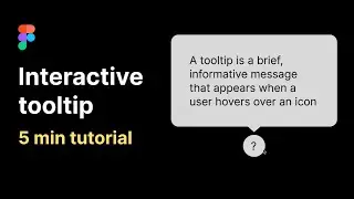 Interactive tooltip in Figma