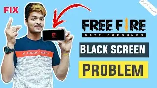 how to fix free fire black screen problem ! free fire black screen problem