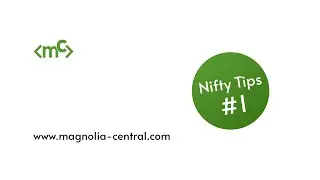 Magnolia CMS - Nifty Tips #1- Copy/Paste Components