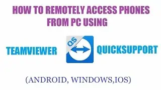 How to remotely access phone from a PC using Teamviewer