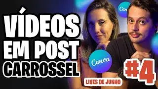 Como inserir vídeos em post carrossel no CANVA