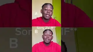 Sony ZV-1F vs iPhone 14 pro max test