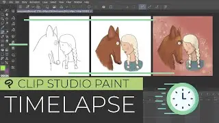 Clip Studio Timelapse КАК ЗАПИСАТЬ таймлапс