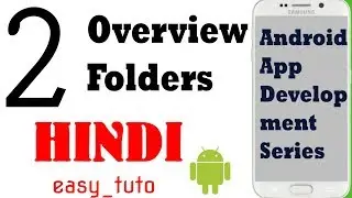 2 Overview Folders and Files | Android App Development Series | HINDI | HD