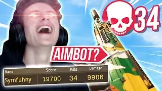 *INSANE AIM* 34 Kill WARZONE Game (My NEW Record?)