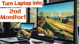 Turn Your Laptop into a Second Monitor! (Wireless Display Setup Guide)