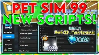 [✨NEW] Pet Simulator 99 Script Hack | Auto Farm Quests + Gems | Free Gamepasses | *WORKING  ON PC*