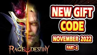 Rage Of Destiny New Redeem Code ||  Rage Of Destiny New Gift Code November 2022 (Part - 2)