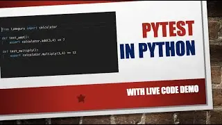 Learn PyTest In 5 Minutes | What Is PyTest | PyTest Tutorial For Beginners (Hands-on Tutorials)