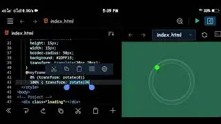 How To Make 3D Loading Animation Circle By css and html coding #css3danimation #csshtml #coding #cod