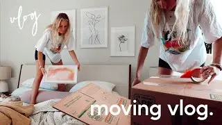 MOVING VLOG! packing days (kitchen & decor)