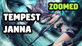 TEMPEST JANNA SKIN ZOOMED SPOTLIGHT - LEAGUE OF LEGENDS
