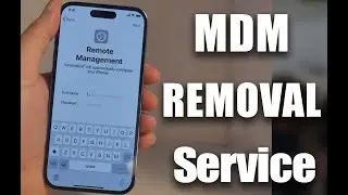 MDM Removal Service for iPhone 15/14/13/12/11/X/XS/XS MAX/XR/SE3/SE2/SE/8/7/6S/6 & ANY iPad INSTANT