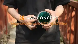 K&F Concept Magnetic VND Filter | Quick Installation ND2-32 Lens Filter for Videography Photography