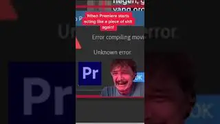 Premiere Pro Errors