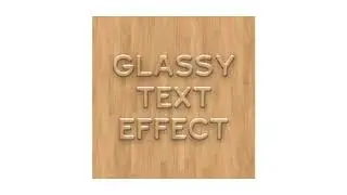 How to make Photoshop Glass text effect | Hindi