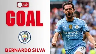 GOAL | Bernardo Silva | Manchester City 1-1 Manchester United | FA Community Shield 2024