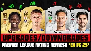 FIFA 25 | BIGGEST RATING UPGRADES & DOWNGRADES of Premier League (EA FC 25)! 😱🔥 ft. Palmer, Maino.