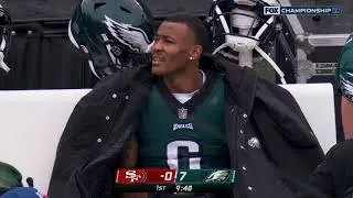 Devonta Smith one-handed catch sets up Eagles early TD