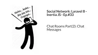 Social Network: Laravel 8 and Inertia - Ep.#33 Chat Rooms (Part 2): Chat Messages