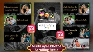 Multiple photo scrolling lyrics video editing | Trending Instagram reels lyrics video editing |