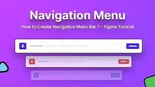 How to Create Bootstrap Navigation Menu Bar - Figma Tutorial