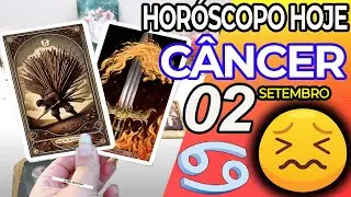 ❌𝐌𝐔𝐈𝐓𝐎 𝐂𝐔𝐈𝐃𝐀𝐃𝐎 ❌ Câncer ♋ 2 Setembro 2024 | Horoscopo do dia de hoje ♋ Tarot Câncer