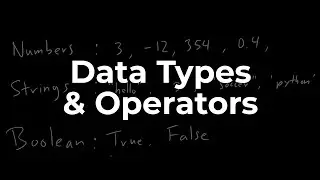 Data Types and Operators in Python