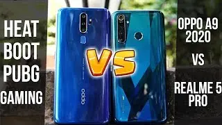 OPPO A9 2020 VS Realme 5 Pro | Heat - Speed - Boot - Gaming test | PUBG - ASPHALT 9