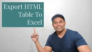 Learn to easily  export HTML table to Excel | CSV | PDF | - Code With Mark