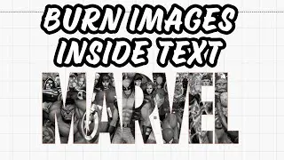 Lightburn Tutorial: Putting an Image image Inside Text