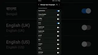 Add or remove languages in keyboard(android)