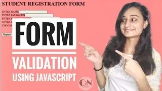 Form Validation Using Javascript || Javascript Tutorial || Code With Neha