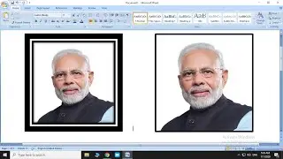 Add Picture Border In Word | Border On Picture In Word | How To Add Border On Picture In Word