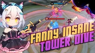 FANNY INSANE TOWER DIVE !! (enemy thought i was cheating) 😂 | MLBB