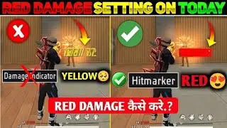 RED DAMAGE INDICATOR SETTING ON TODAY | YELLOW DAMAGE INDICATOR KO KAISE HATAYE | DAMAGE INDICATOR