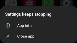 Fix Settings keeps stopping samsung a01 core problem | Samsung a01 core settings keeps stopping