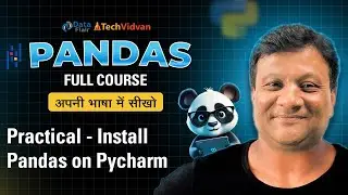 Pandas Practical - How to Install Pandas in Pycharm | Install Pandas on Pycharm | Learn Pandas Hindi