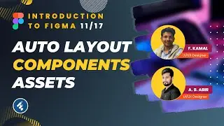 Introduction To Figma - Part 11/17 | Figma Auto Layout, Component And Asset | Figma for Beginners