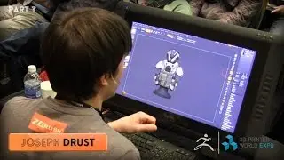 ZBrush 3D Printer World Expo Demonstration with Joseph Drust Part 1