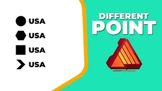 How to add different point in affinity publisher