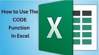 How To Use The CODE Function In Excel