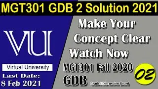 MGT301 GDB 2 Solution 2021 | MGT301 Fall 2020 | Virtual University | AM Knowledge Official