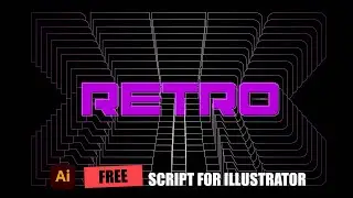 How to Create Cyberpunk Retro Text Effects with This Illustrator Script!