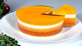 Mango Jello Pudding.Mango Layered Jello Dessert.Mango Milk Layered Pudding.4 Layered Pudding.