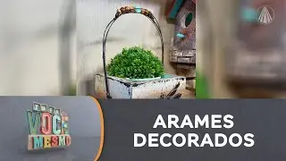 Lindos arames decorados para cachepô